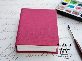 Handmade Clothbound Watercolour Sketchbook Journal @ InkTorrents.com by Soma Acharya