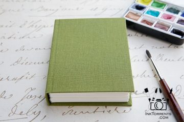 Handmade Clothbound Watercolour Sketchbook Journal @ InkTorrents.com by Soma Acharya