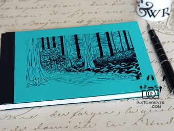 Ink Torrents Graphics National Park Series Notebook - California Redwood Trail made by Soma Acharya @ InkTorrents Graphics Inktorrents.com