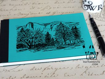 Ink Torrents Graphics National Park Series Notebook - Yosemite In Winter made by Soma Acharya @ InkTorrents