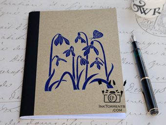 Ink Torrents Graphics Wildflowers Series Notebook - Snowdrops made by Soma Acharya @ InkTorrents
