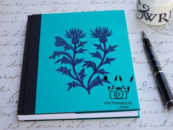 Ink Torrents Graphics Wildflowers Series Notebook - Enduring Scottish Thistle made by Soma Acharya @ InkTorrents