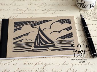 Everyday Journal - Summer Sailboat Desert Sand