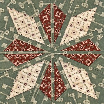 Fair Isle Star quilt pattern Shop Whims And Fancies Soma Acharya