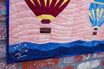 Hot Air Balloons wall hanging quilt pattern Shop Whims And Fancies Soma Acharya