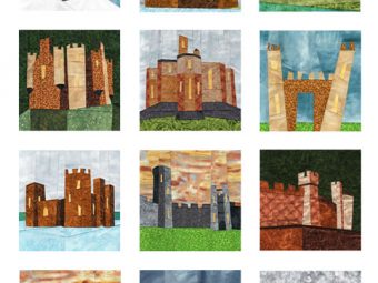 12 Castles quilt pattern Shop Whims And Fancies Soma Acharya