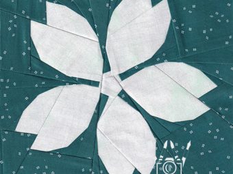 Fluttering and Floating Spring Blossoms quilt pattern by Soma Acharya @inktorrents.com