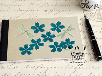 Twirling and Fluttering Cherry Blossoms Everyday Bullet Journal @InkTorrents.com by Soma Acharya