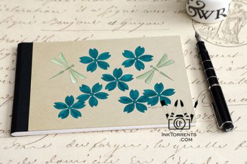 Twirling and Fluttering Cherry Blossoms Everyday Bullet Journal @InkTorrents.com by Soma Acharya