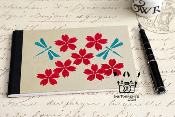Twirling and Fluttering Cherry Blossoms Everyday Bullet Journal @InkTorrents.com by Soma Acharya