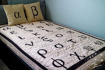 Greek alphabet letters quilt pattern Shop Whims And Fancies Soma Acharya