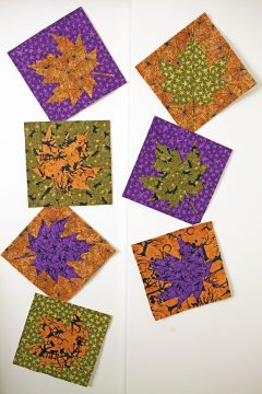 Fall Maple Leaf quilt pattern Shop Whims And Fancies Soma Acharya