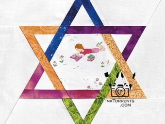 Harmony Star quilt pattern paper piecing