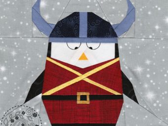 Viking Penguin Olaf quilt pattern Shop Whims And Fancies Soma Acharya