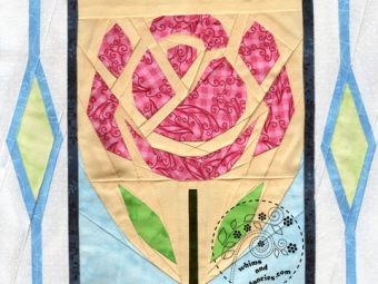 English Rose England quilt pattern Shop Whims And Fancies Soma Acharya