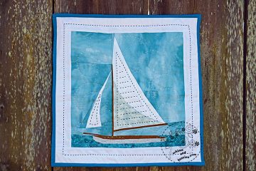 Summer Sailboat quilt pattern Shop Whims And Fancies Soma Acharya