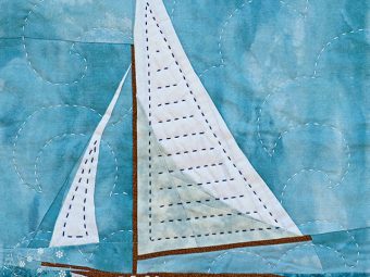 Summer Sailboat quilt pattern Shop Whims And Fancies Soma Acharya