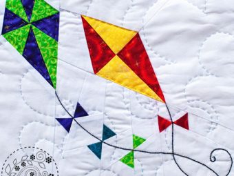 Spring Kites quilt pattern Shop Whims And Fancies Soma Acharya