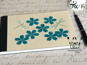 Ink Torrents Graphics Flowers Series Notebook - Floating Sakura Blossoms made by Soma Acharya @ InkTorrents