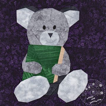 Teddy Bear quilt pattern book reading Shop Whims And Fancies Soma Acharya