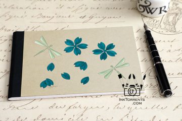Twirling and Fluttering Cherry Blossoms Everyday Bullet Journal @InkTorrents.com by Soma Acharya
