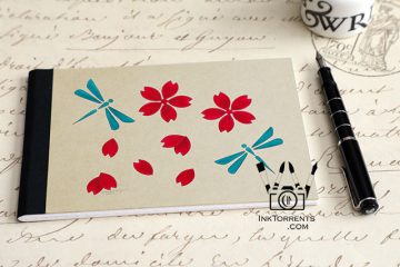 Twirling and Fluttering Cherry Blossoms Everyday Bullet Journal @InkTorrents.com by Soma Acharya
