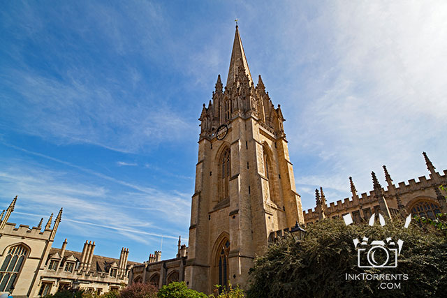 University Church St. Mary Tower and Spire Oxford England @ InkTorrents.com by Soma Acharya