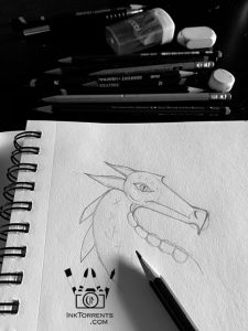I have dragons popping up in my sketchbooks every now and then.