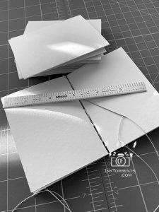Starting to sew a new book is like starting a new journey.