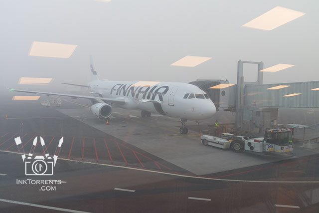FinAir to Rovaniemi, Finland photo by Soma Acharya InkTorrents Graphics @ InkTorrents.com
