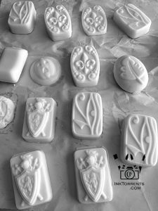 Homemade soaps curing - smells great and feels so good