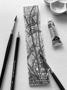Trying out new paint by painting trees. Again.