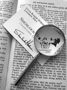 Culprit! The magnifying glass is from my "wanting to be a detective" days at the age of nine.