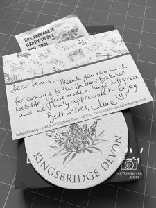 A little note with my book