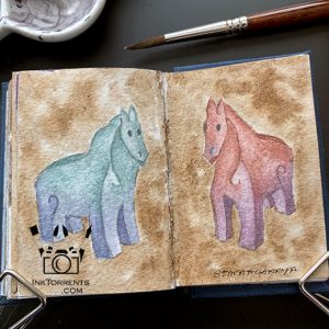 Fairy Horses painting @ InkTorrents.com by Soma