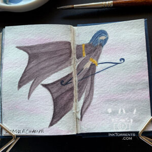 North Angel watercolour painting @ InkTorrents.com by Soma