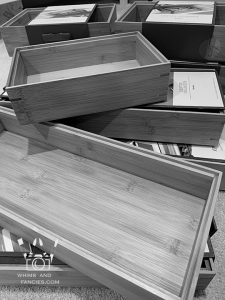 Wood and Warmth - Drawer Organisers