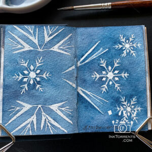 Standard of the Frost king watercolour painting @ InkTorrents.com by Soma