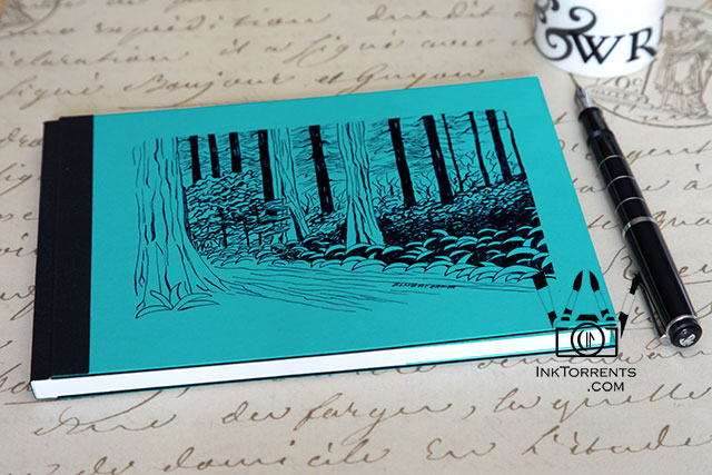 Ink Torrents Graphics National Park Series Notebook - California Redwood Trail made by Soma Acharya @ InkTorrents Graphics Inktorrents.com