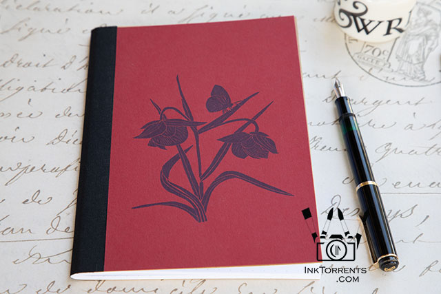 Handmade Everyday Journals with Fairy Lanterns Northern California Wildflowers Lino Print @ Inktorrents.com by Soma