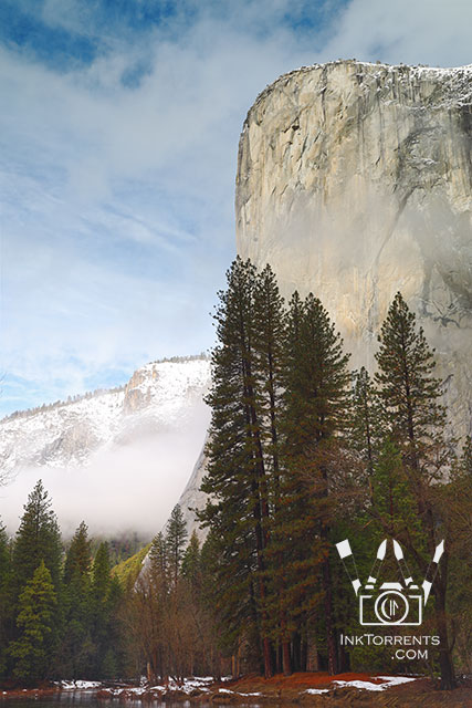 Ink Torrents Graphics Yosemite In Winter El Capitan at Cathedral Beach photo by Soma Acharya @ InkTorrents