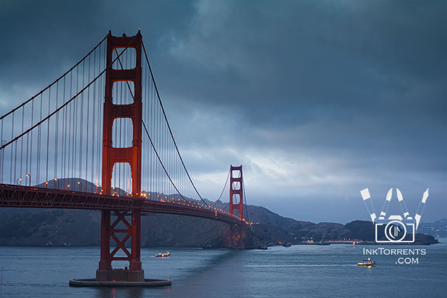 Golden Gate Recreational Area and Golden Gate Bridge photo by Soma Acharya InkTorrents Graphics @ InkTorrents.com