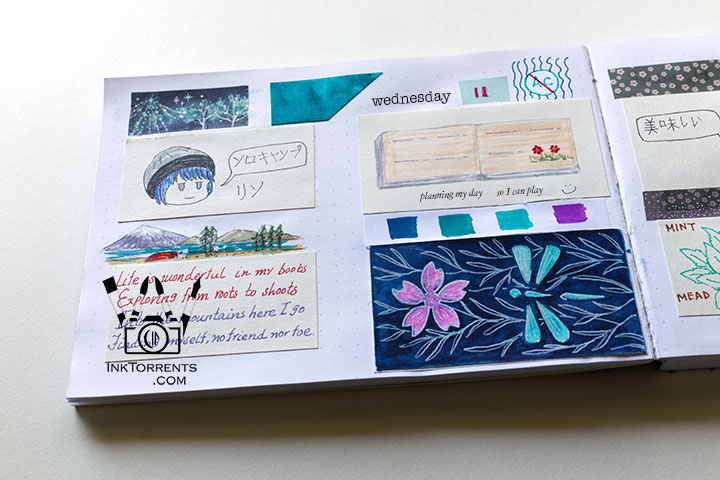 Art Journal from bullet journal by Soma Acharya InkTorrents Graphics @ InkTorrents.com