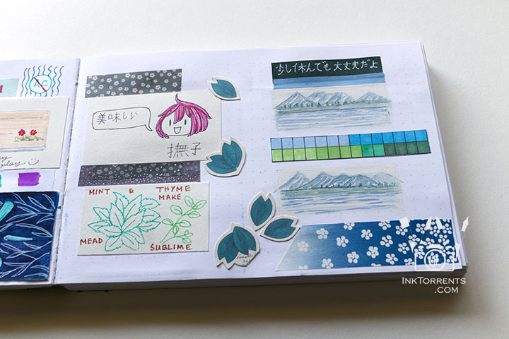 Bullet Journal converted art journal by Soma Acharya InkTorrents Graphics @ InkTorrents.com