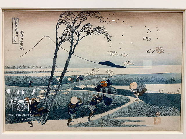 Katsushika Hokusai Fuji woodblock print - inktorrents.com photo by Soma Acharya