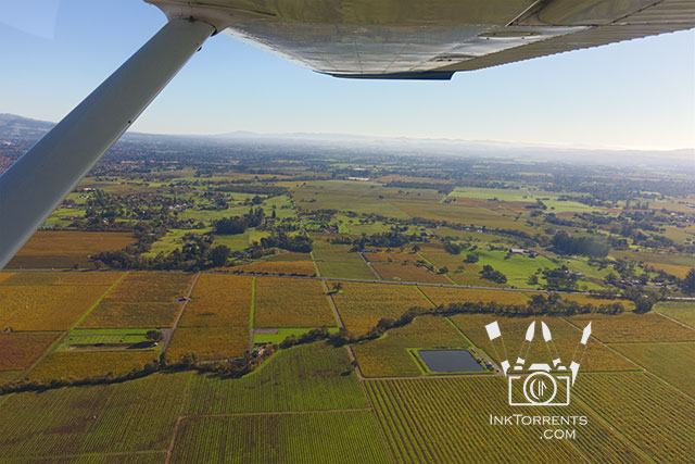 Flying over Napa and Sonoma Valley photos by Soma Acharya InkTorrents Graphics @ InkTorrents.com