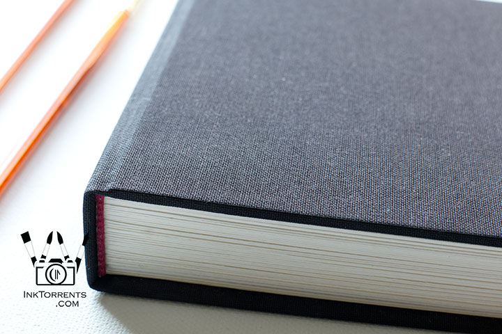 Handmade notebook with watercolor painting of dizi and guqin cover art — InkTorrents Graphics