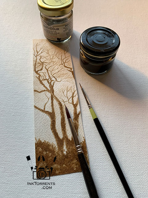 Homemade Black Walnut Ink by Soma @ InkTorrents.com