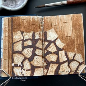 Firewood warming up painting @ InkTorrents.com by Soma