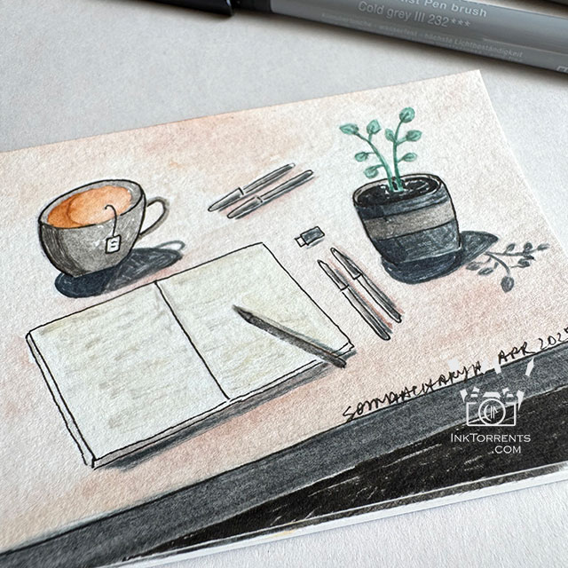 Pitt Brush Pens Review by Soma Acharya InkTorrents Graphics @ InkTorrents.com
